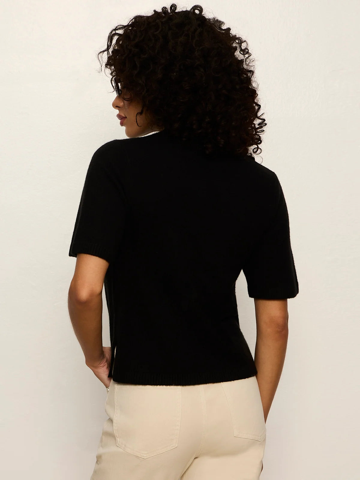 Sanctuary | T-Shirt en tricot 'Perfect Sweater' | Noir