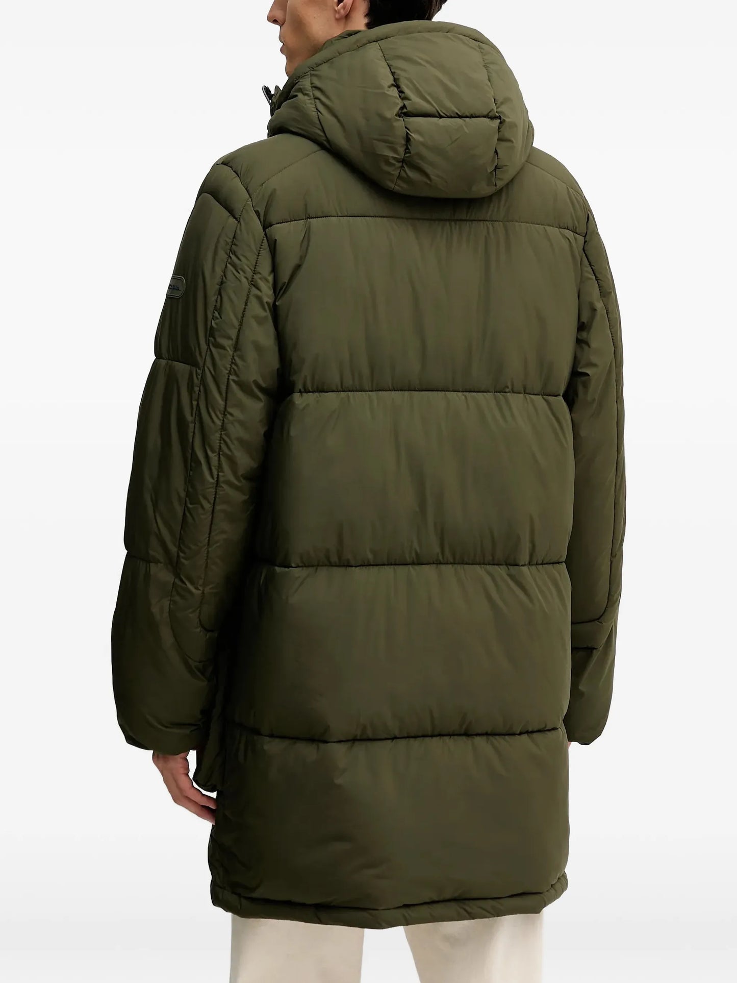 Paul Smith | Parka à capuche en fibre de duvet -  Vert forêt