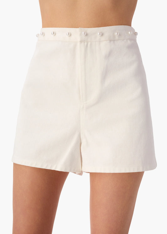 CAMI NYC | Short en denim "Mihal" - Blanc