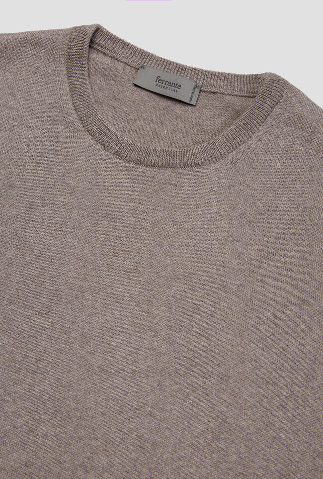 Ferrante | Pull en laine mérinos - Beige