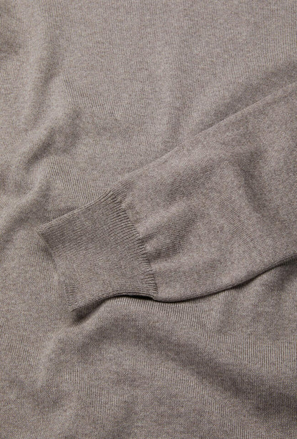 Ferrante | Pull en laine mérinos Col roulé - Beige