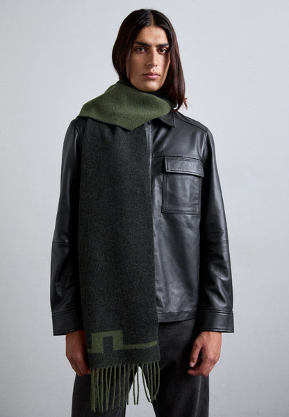 J.LINDEBERG | Écharpe double face Champ - Vert