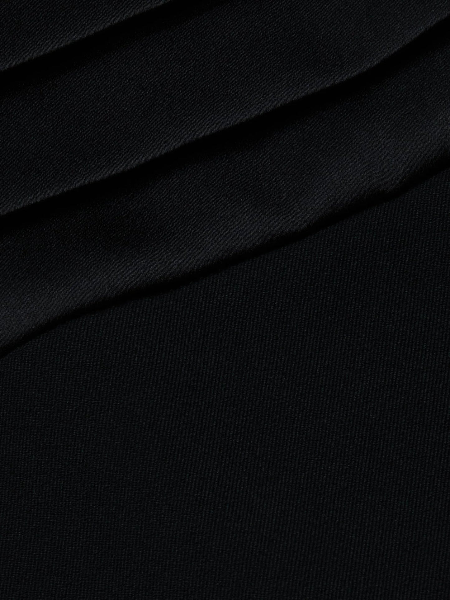 L'Agence | Jupe long "Honesty" à ceinture- Noir