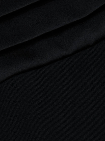 L'Agence | Jupe long "Honesty" à ceinture- Noir