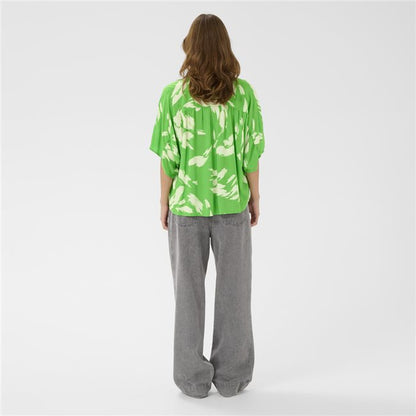 SOAKED IN LUXURY | Blouse 'Arjana'| Verte pomme