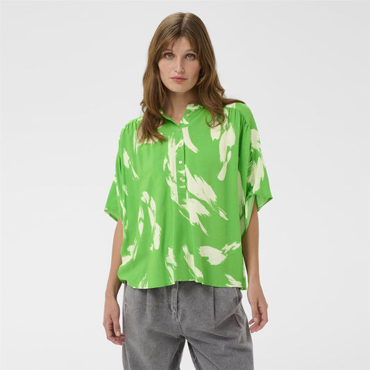 SOAKED IN LUXURY | Blouse 'Arjana'| Verte pomme