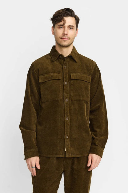 Revolution | Chemise utilitaire en corduroy 3776 - Brun