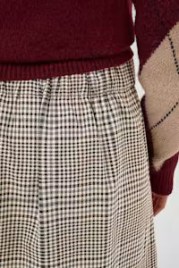 CULTURE | Jupe ''Birsen'' | Carreaux noirs