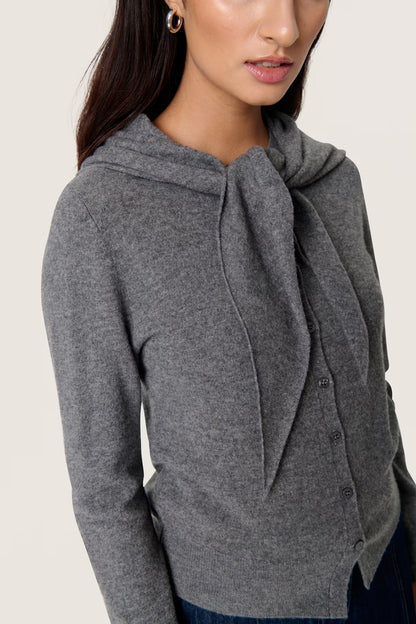 SOAKED IN LUXURY | Cardigan "Molina" - Gris