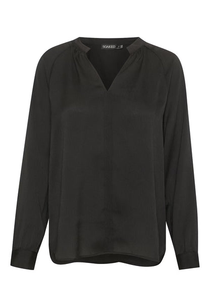 SOAKED IN LUXURY | Chemise "SLIoana" - Noire