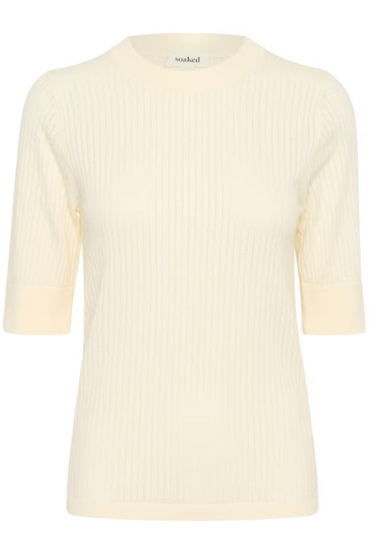 SOAKED IN LUXURY | Top 'Spina Tee' | Blanc