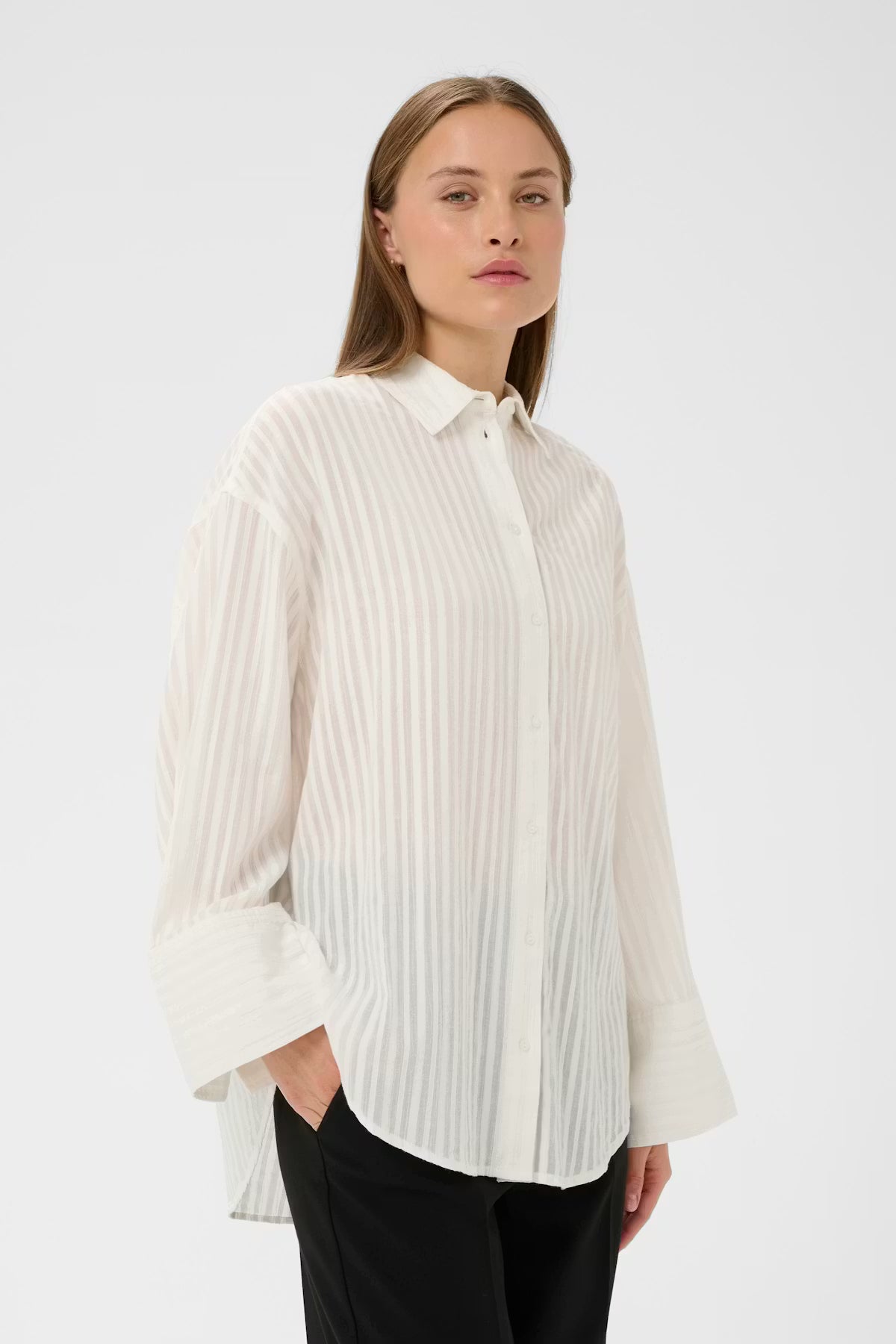 SOAKED IN LUXURY | Chemise 'Bianca' | Blanche