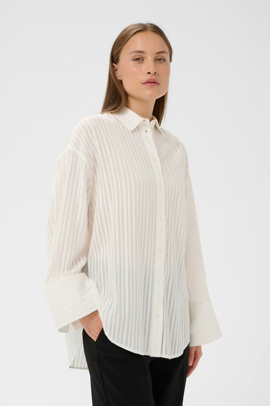 SOAKED IN LUXURY | Chemise 'Bianca' | Blanche