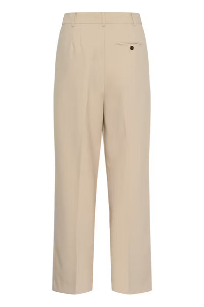 SOAKED IN LUXURY | Pantalons 'Corinne'| Greige