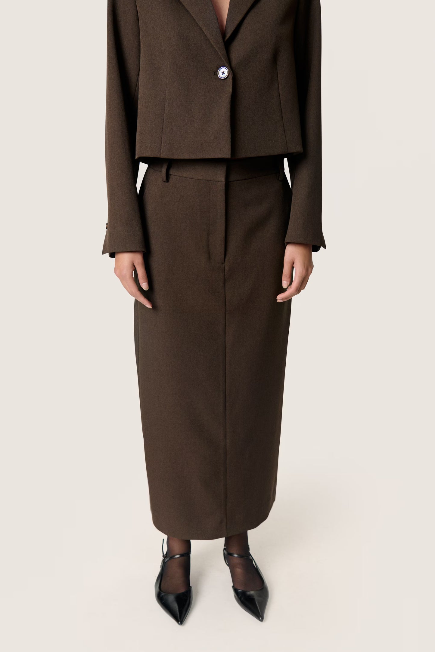 SOAKED IN LUXURY | Jupe "Lilu" - Marron