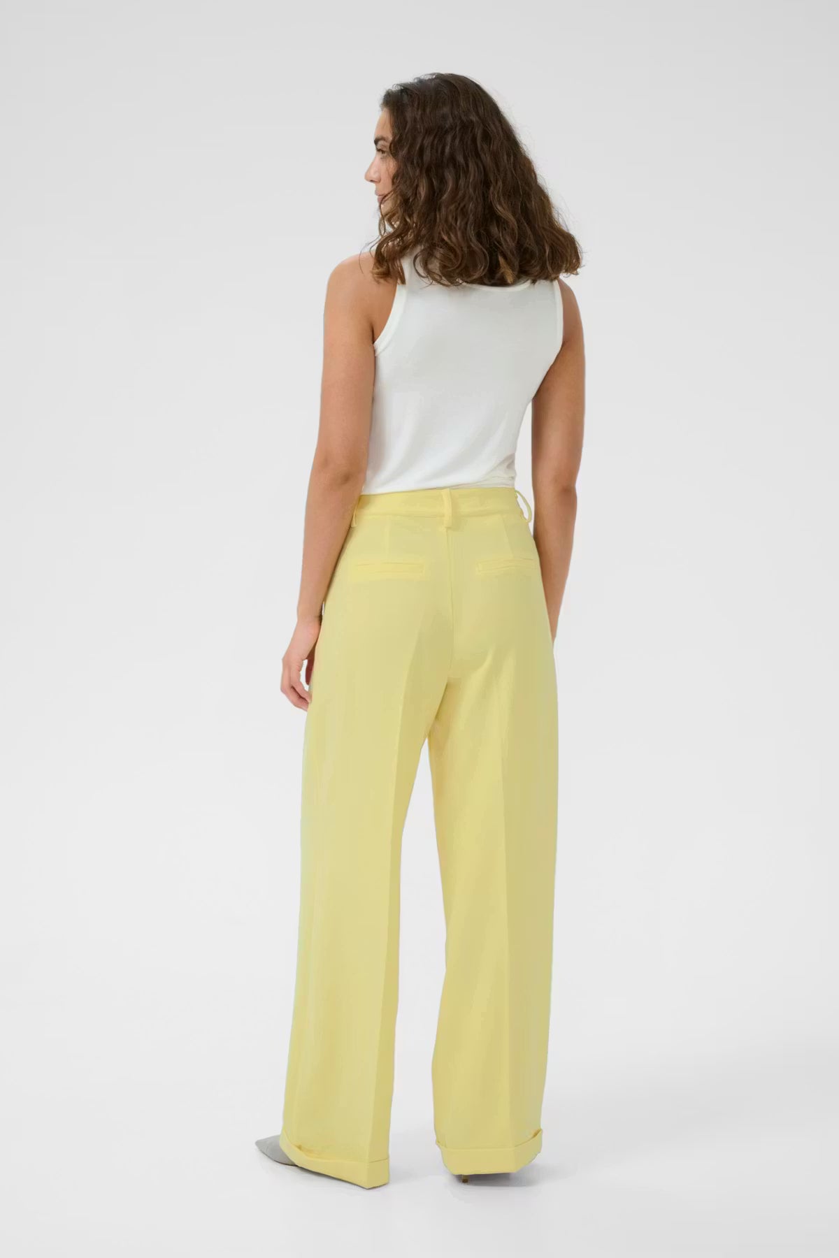 CULTURE |  Pantalon à plis ''Nalina'' |  Jaune