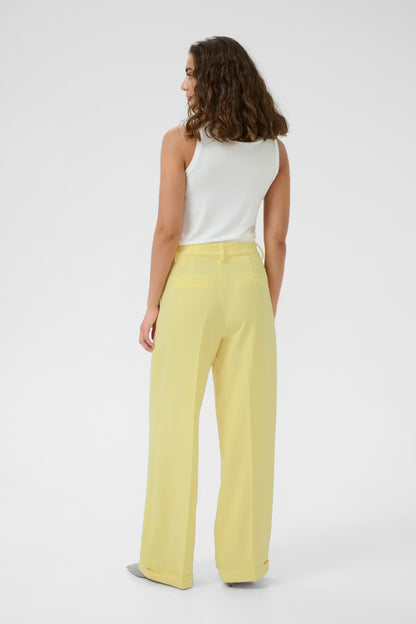 CULTURE |  Pantalon à plis ''Nalina'' |  Jaune