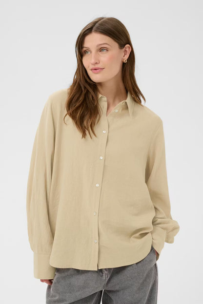 SOAKED IN LUXURY | Chemise 'Aria' | Tan