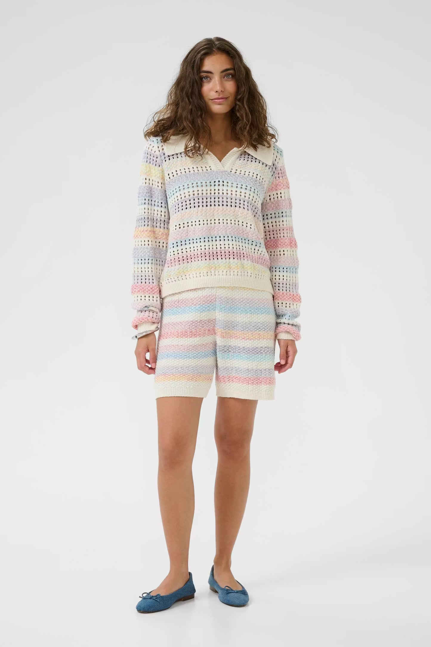 CULTURE | Shorts en tricot 'Juana' | Multi