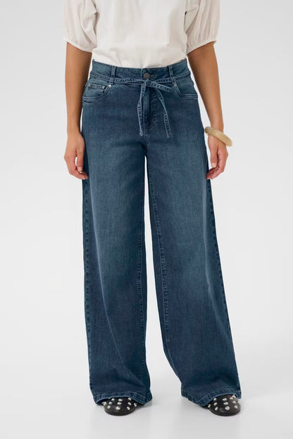 Culture | Jean ''CUtali''  jambes larges - Bleu vintage