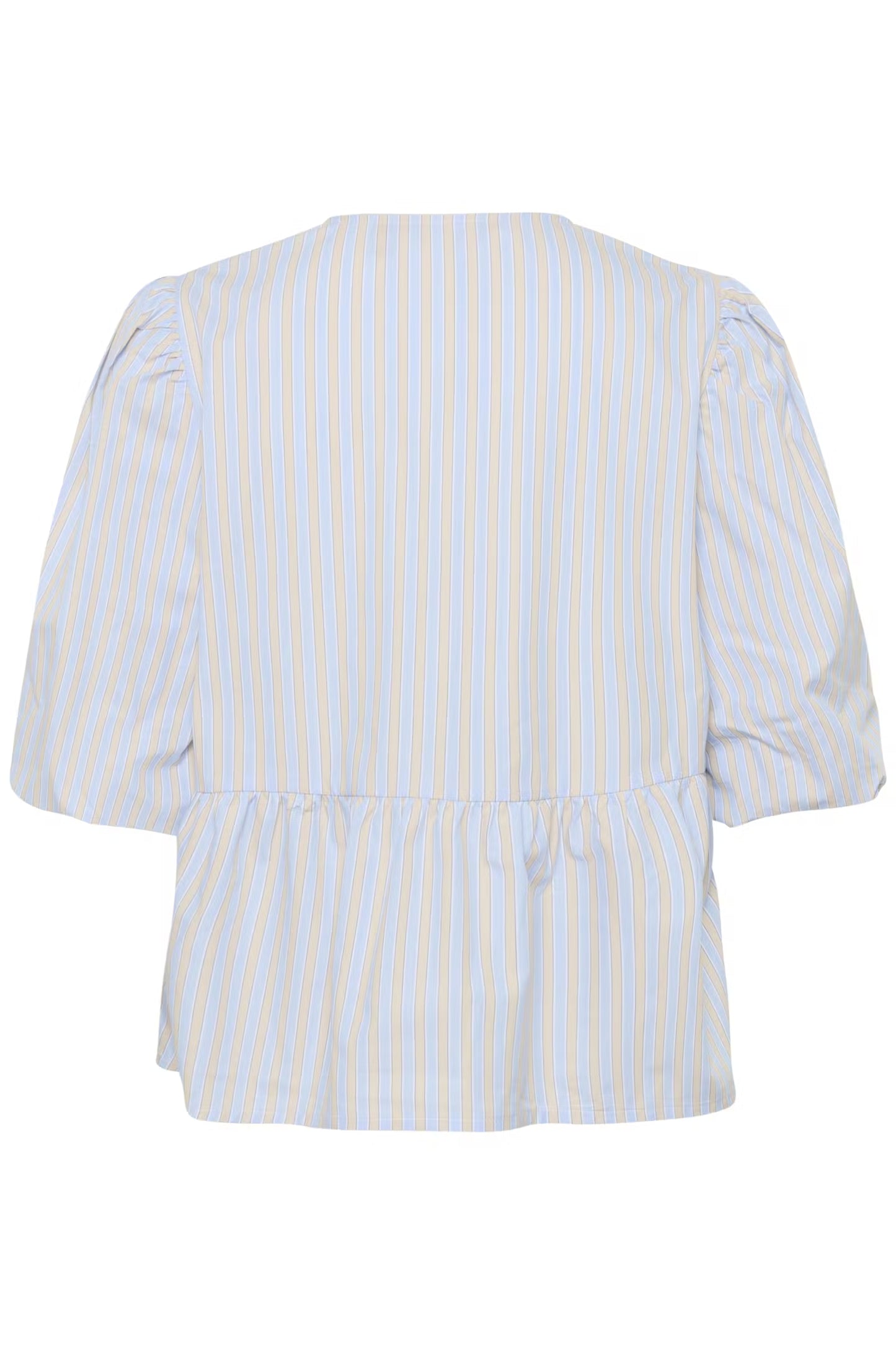 CULTURE |Blouse 'Elia' |  Bleu/ tan