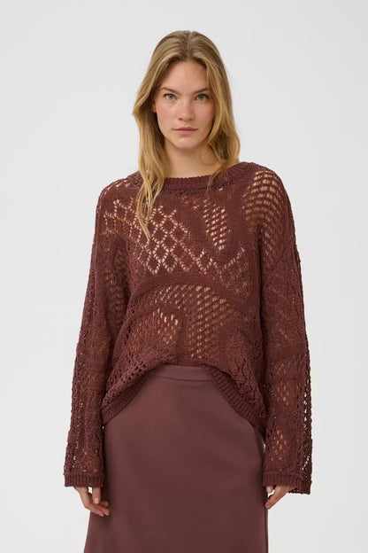 Soaked | Le chandail "Barb" | Marron pierre