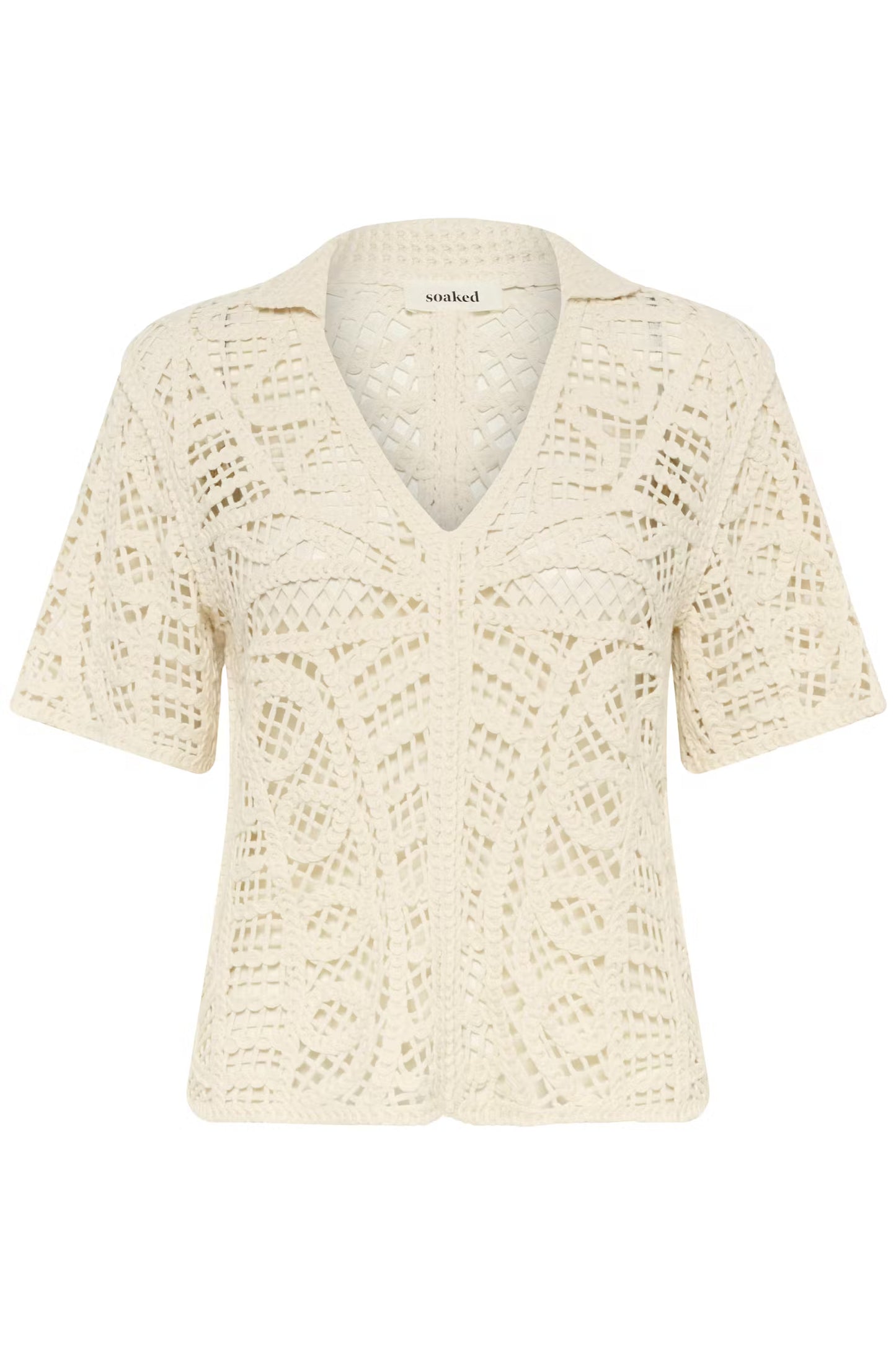 SOAKED IN LUXURY | Polo 'Anamy' | Blanc cassé