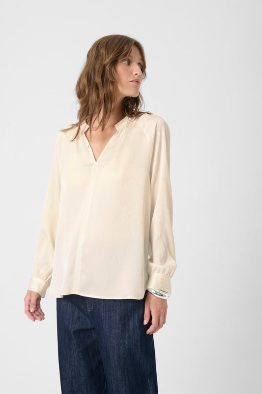 SOAKED IN LUXURY | Chemise "SLIoana" - Blanche
