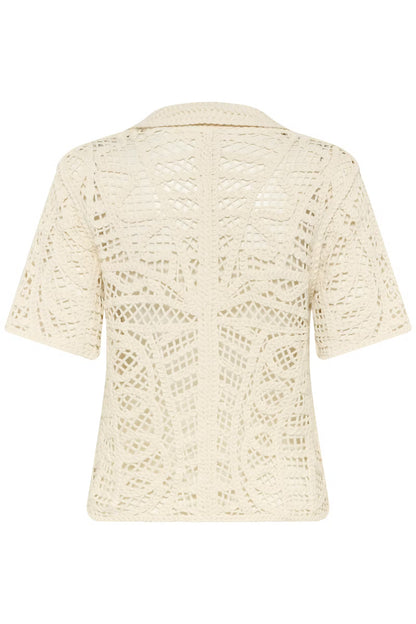 SOAKED IN LUXURY | Polo 'Anamy' | Blanc cassé