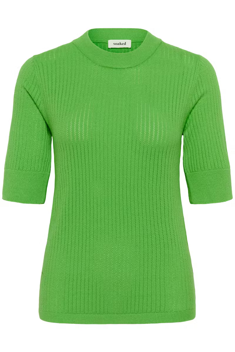 SOAKED IN LUXURY | Chandail 'Spina Tee' | Vert Lime