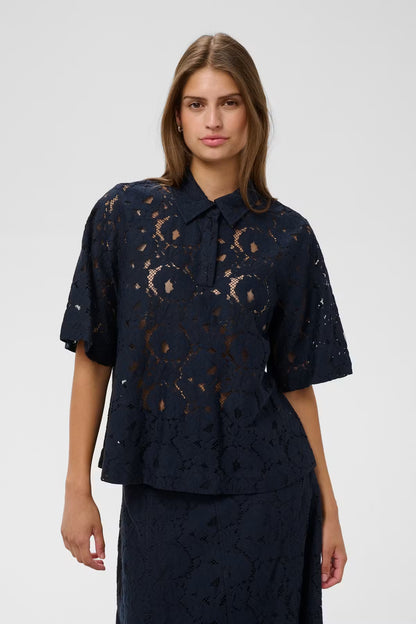 Soaked | Blouse "Taya"  | Marine