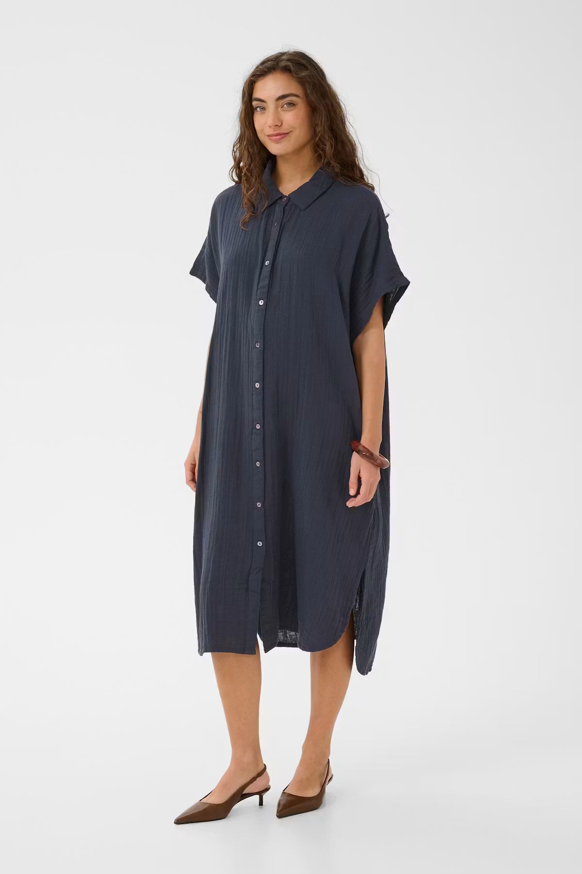 CULTURE | Robe 'Elina' |  Marine