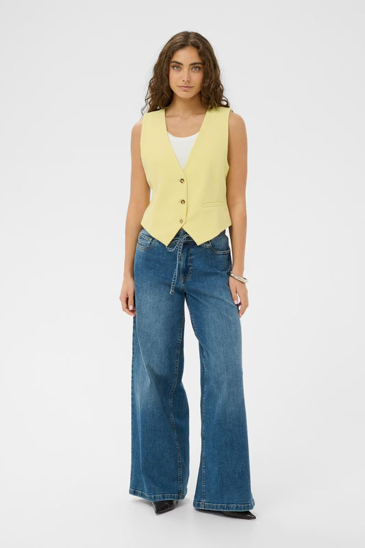 CULTURE | Le gilet 'Nalina'  |  Jaune