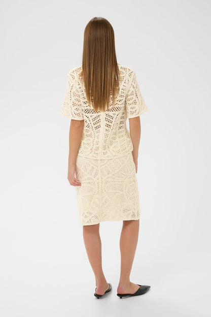 SOAKED IN LUXURY | Polo 'Anamy' | Blanc cassé