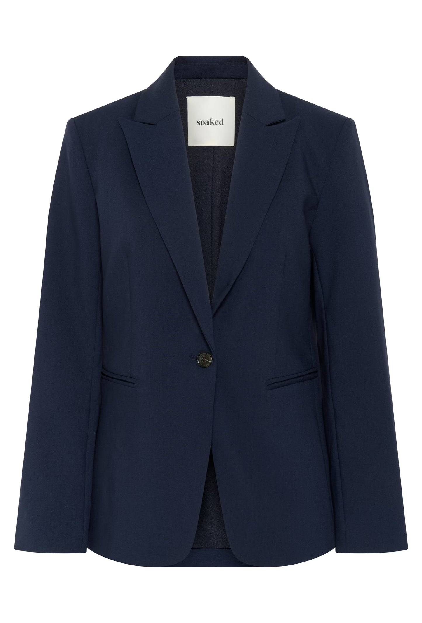 SOAKED IN LUXURY | Blazer court ''Corinne'' - Bleu marine