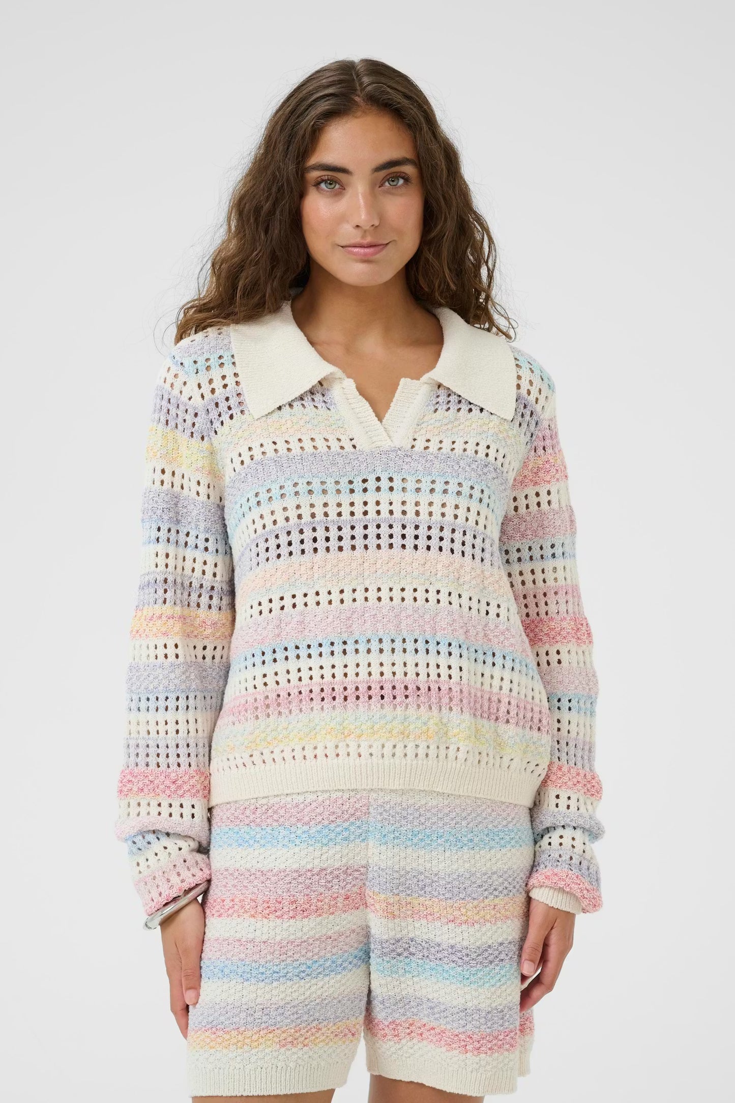CULTURE |Pull en tricot 'Juana' | Multi