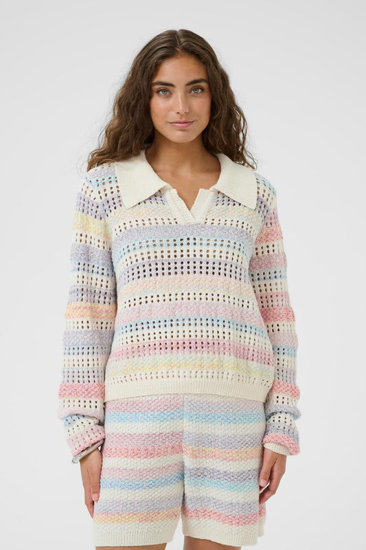 CULTURE |Pull en tricot 'Juana' | Multi