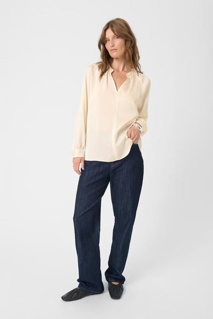 SOAKED IN LUXURY | Chemise "SLIoana" - Blanche