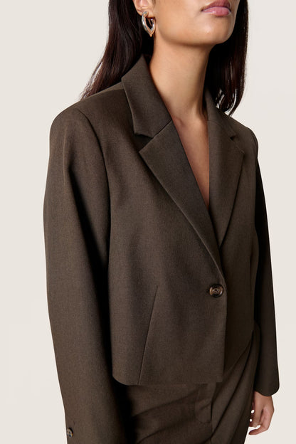 SOAKED IN LUXURY | Blazer Lilu Blazer court - Marron