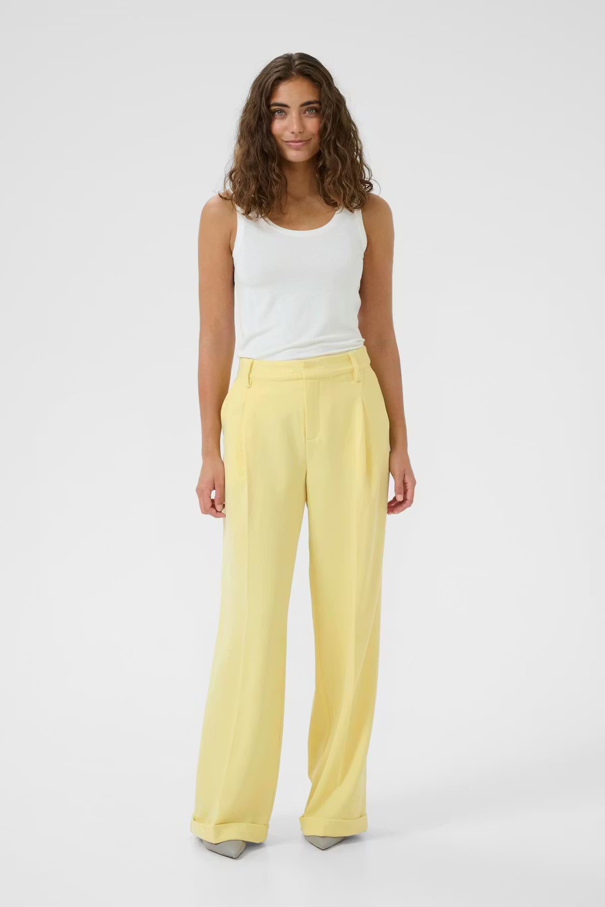 CULTURE |  Pantalon à plis ''Nalina'' |  Jaune