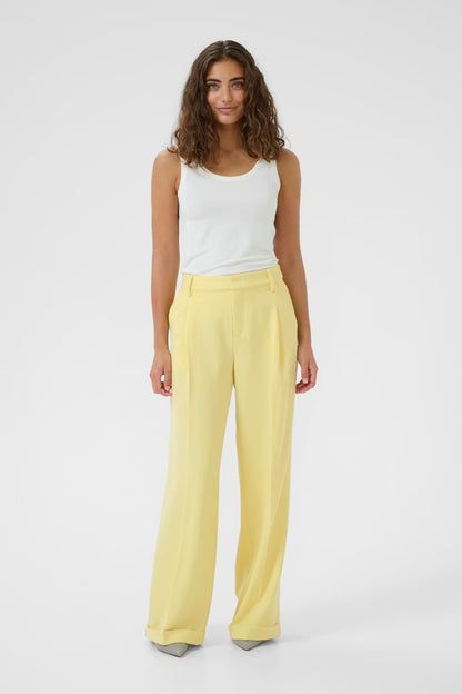 CULTURE |  Pantalon à plis ''Nalina'' |  Jaune