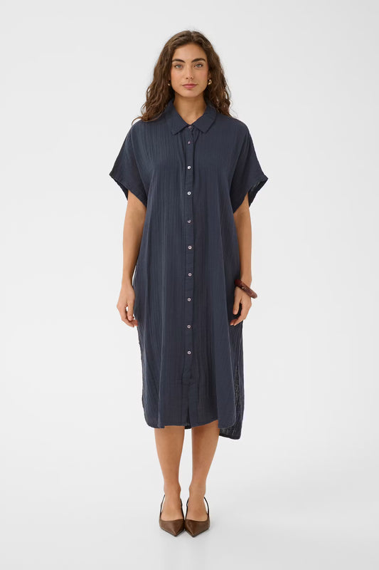 CULTURE | Robe 'Elina' |  Marine
