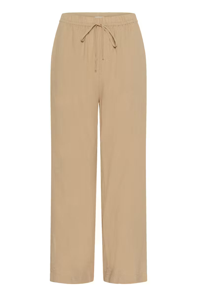 SOAKED IN LUXURY | Pantalons 'Aria'| Tan