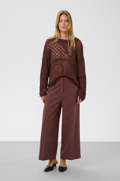 Soaked | Les pantalons "Corinne" | Marron pierre