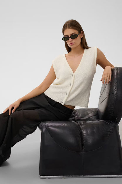Soaked | Gilet "Damall"  | Écru