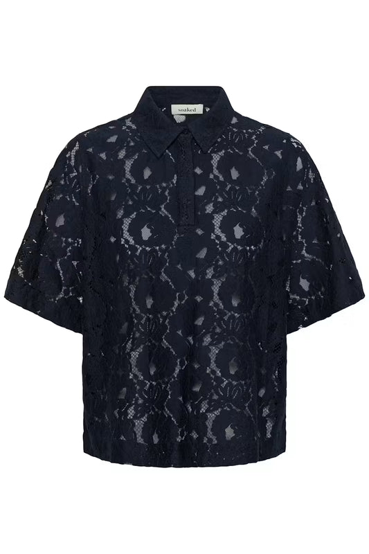 Soaked | Blouse "Taya"  | Marine