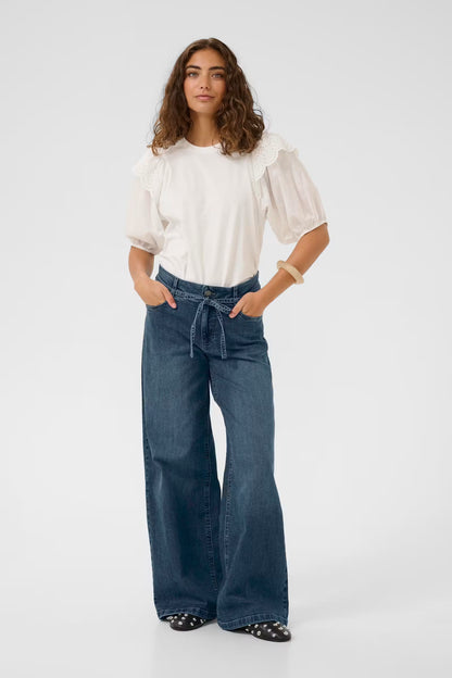 Culture | Jean ''CUtali''  jambes larges - Bleu vintage