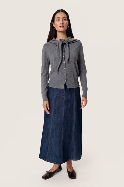 SOAKED IN LUXURY | Cardigan "Molina" - Gris
