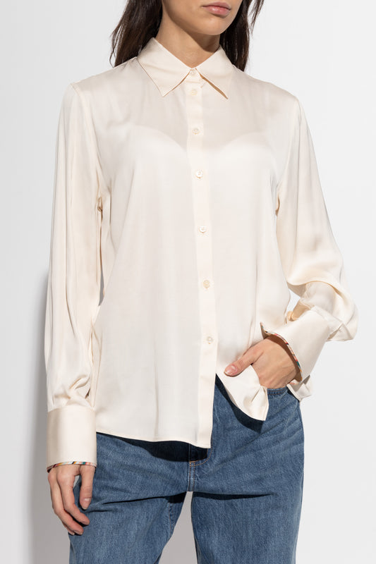 Paul smith | La chemise classique en viscose - Crème