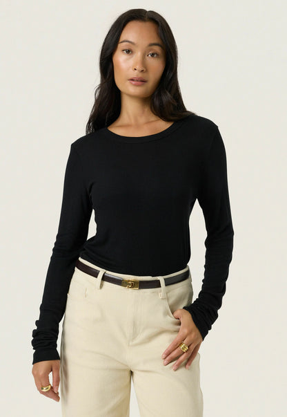 T-shirt à manches longues Fauna - Noir